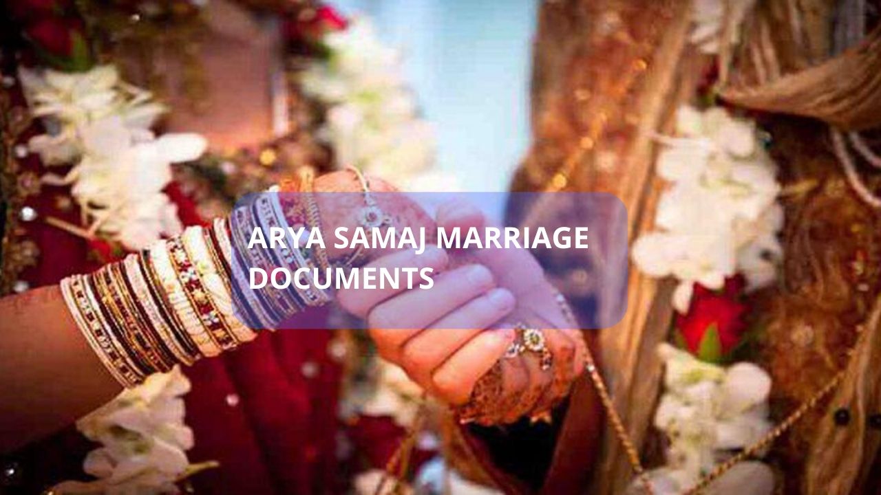 Arya Samaj marriage documents